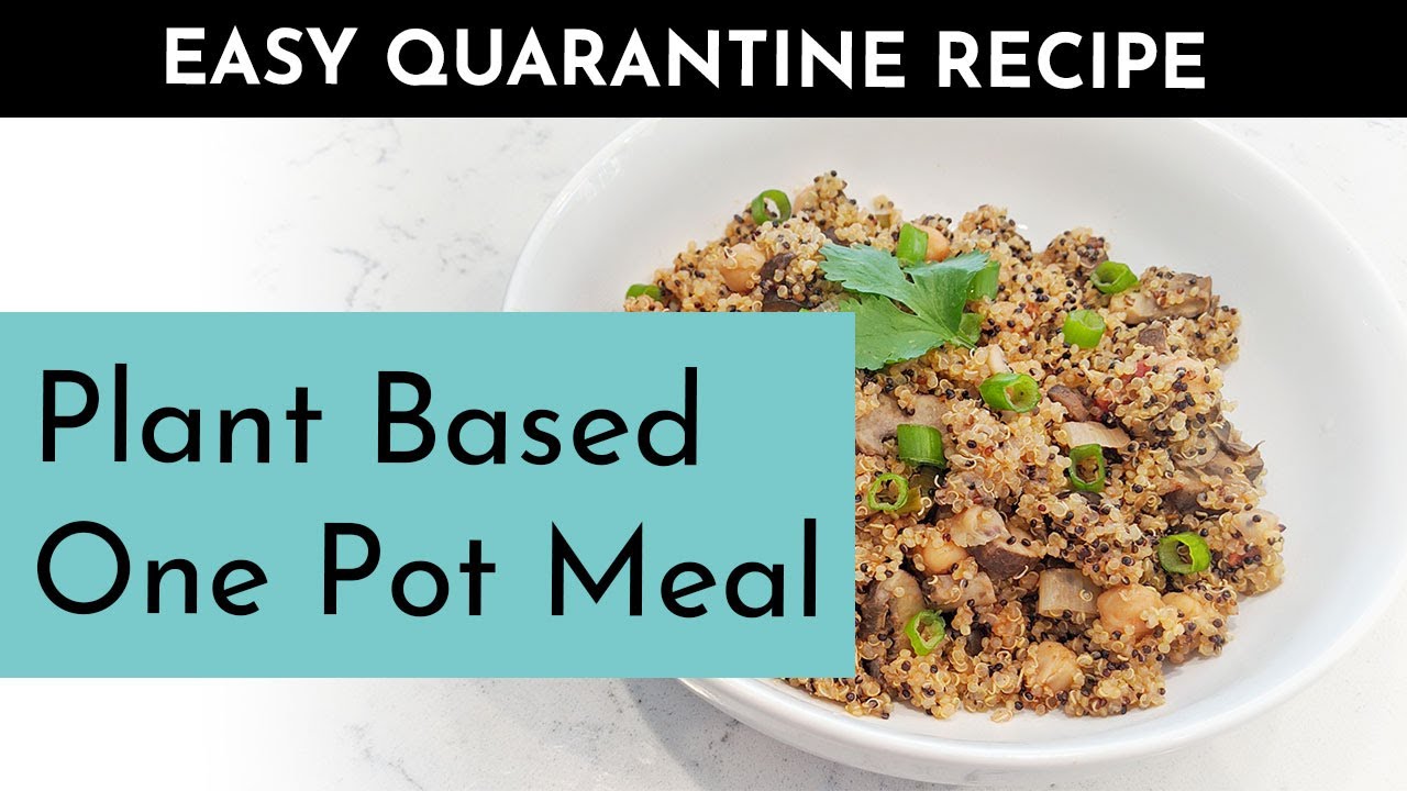 Easy Quarantine Pantry Recipe! Plant Based | One Pot | WFPB - YouTube