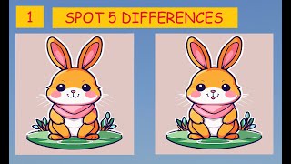 SPOT THE DIFFERENCE |   JAPANESE PUZZLE | 100 SECOND PUZZLE | #127