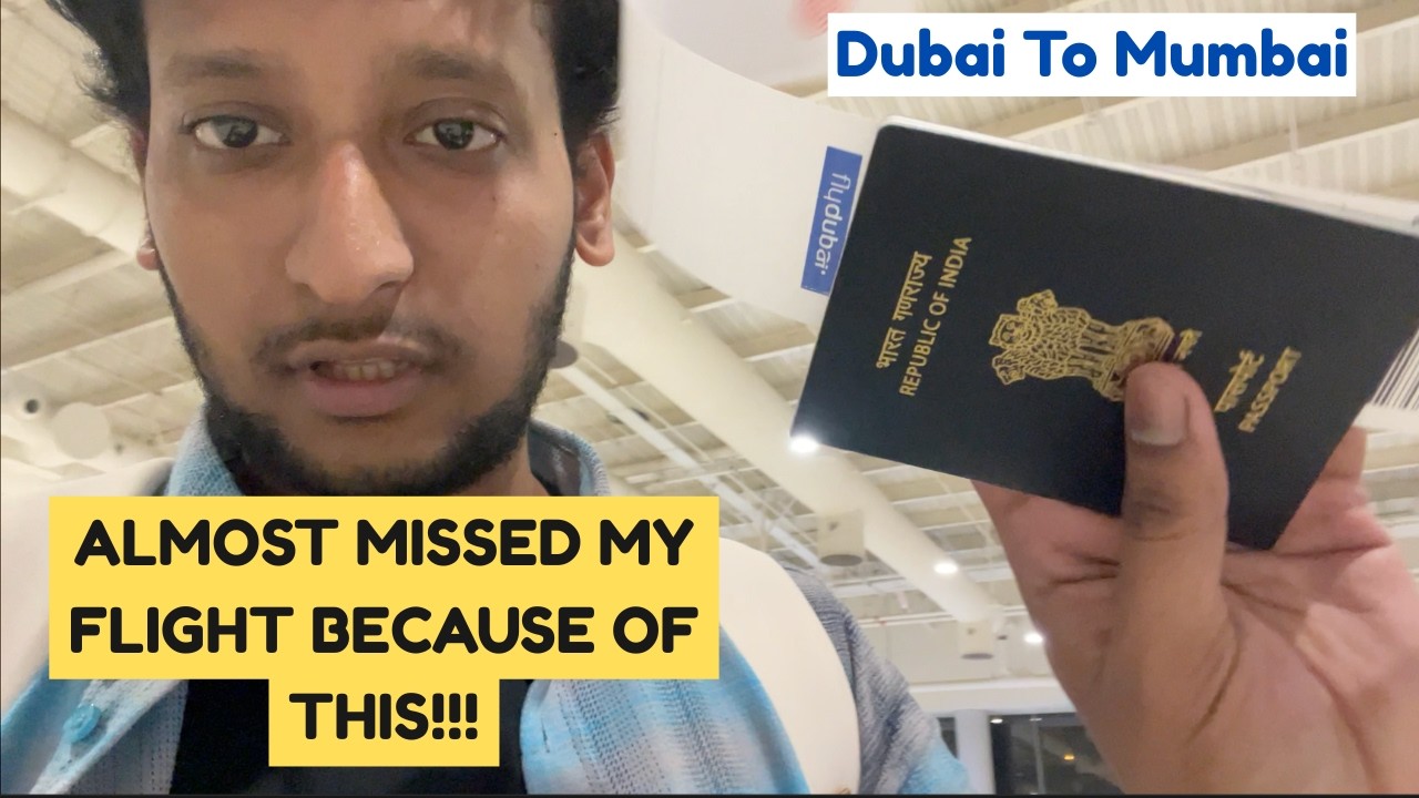 I almost missed my flight to Mumbai 😱 | Mumbai Diaries