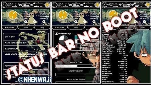 Status Bar mod No Root