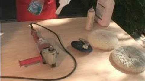 How to Use a Buffing Machine : How to Clean a Buffer