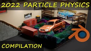 Blender Particle System Physics Sim 2022 Compilation