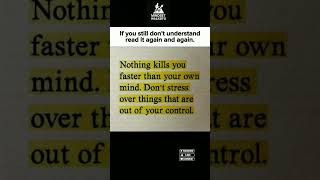 Stop stressing over what you can't control. Breathe. Let it go. #success #shorts