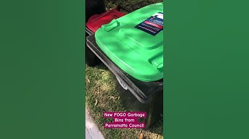 New FOGO Garbage Bins from Parramatta Council #FOGO #cityofparramatta #parramatta