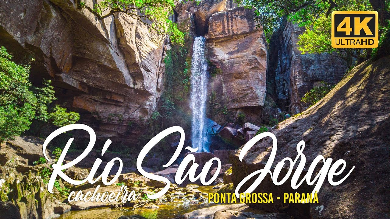 CONHEÇA A CACHOEIRA DO RIO SAO JORGE - PONTA GROSSA - PARANÁ