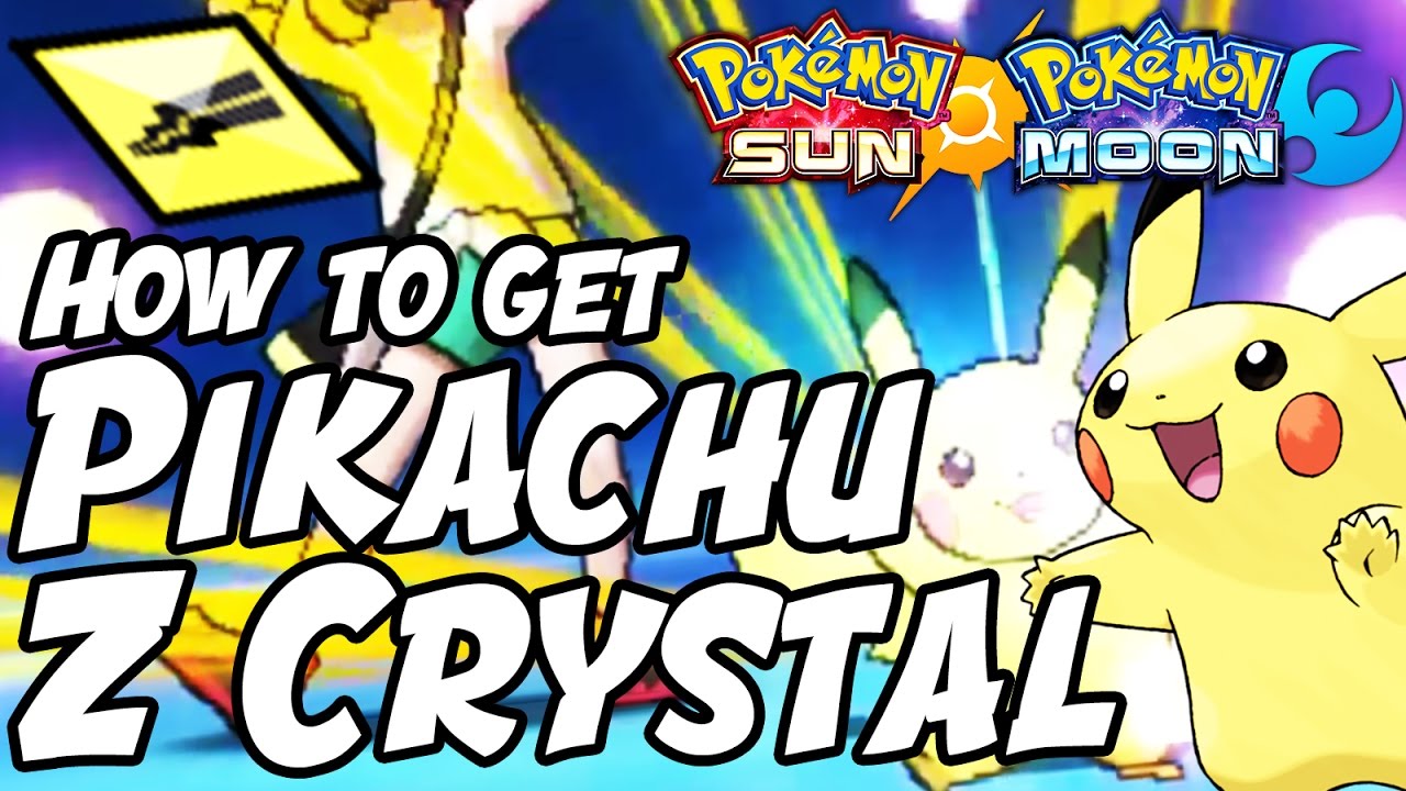 How To Get Pikachu Z Crystal Location Pokémon Sun And Moon Pikanium Z Location