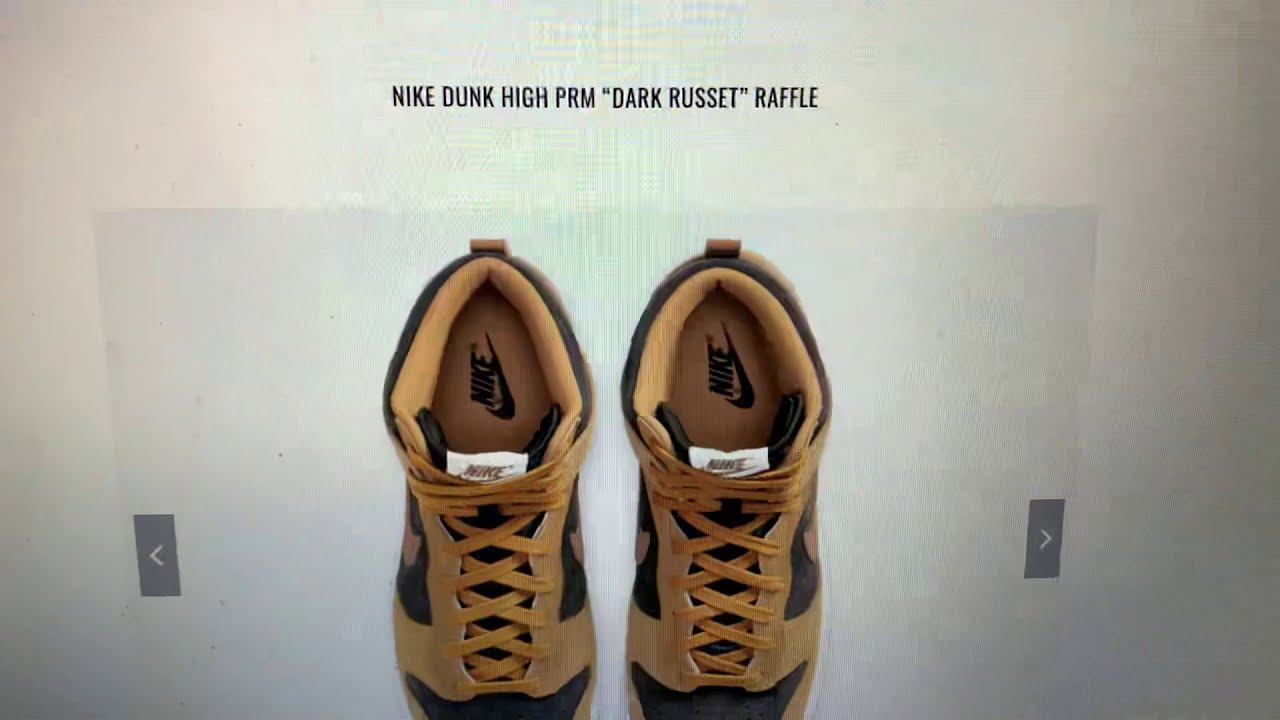 Raffle for RSVP live 30 mins Ago 🥰😇 “Dunk High” Dark Russet