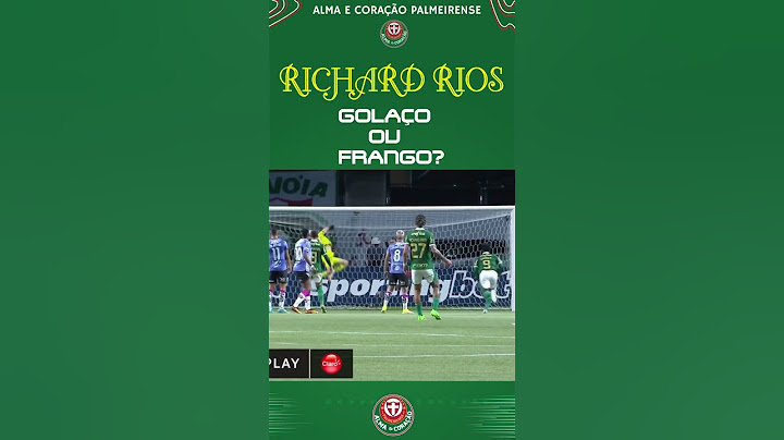 GOLAÇO DE RICHARD RIOS OU FRANGO DO GOLEIRO DO DEL VALLE?