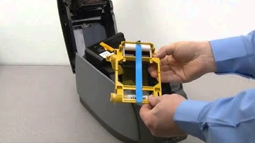 Zebra ZXP Series 3 ID Card Printer - How to Load Ribbons