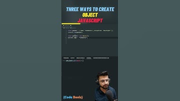 Three more ways to create an object in JavaScript #object #ways #javascript  #shorts