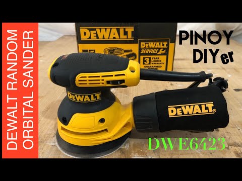 UNBOXING AND TESTING OF DEWALT DWE6423 ORBITAL SANDER