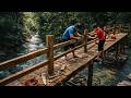 Making Our River Bridge Safer by Hand… This Was a Challenge 😂