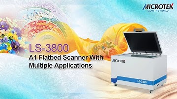 Microtek LS-3800 A1 Size Flatbed Scanner Introduction
