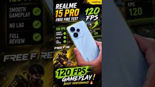 Realme 15 Pro Gaming Test | 120 FPS Free Fire 🔥 #realme15pro #freefire #120fps #tech #gametesting