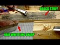 How to sharpen a chisel on sandpaper to hair whittling sharp.