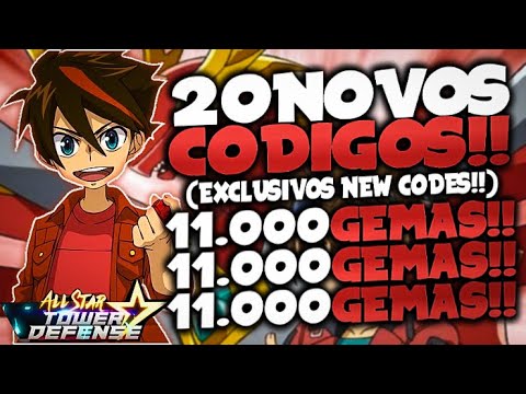 LANÇOU!! 25 NOVOS *EXCLUSIVOS* CODES SECRETOS no ALL STAR TOWER