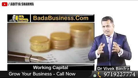 Working Capital | Bada Business | Dr Vivek Bindr | IBC Dehradun | Aditya Sharma