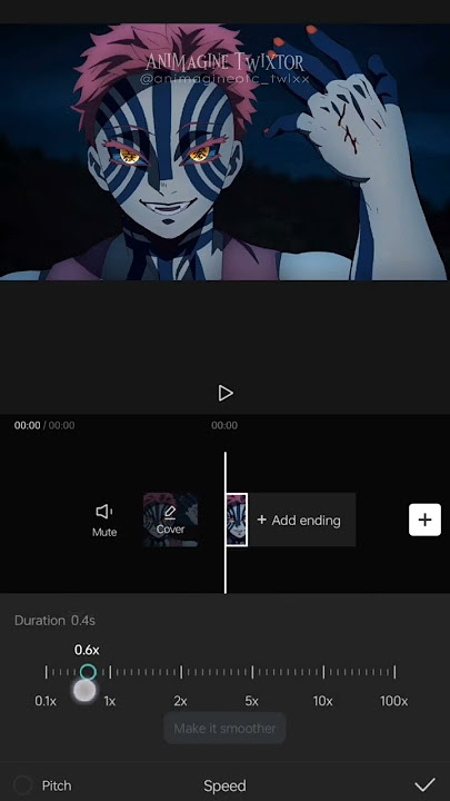 How to Make a Smooth Twixtor using CapCut #animeedits #twixtortutorial #capcut #tutorial