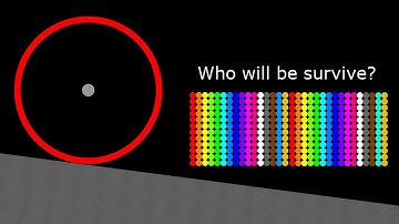 Escape Monter Circle + Ball Sorter Marble Race in Algodoo