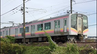 E129系B2+A20編成【4K】信越本線下り普通447M