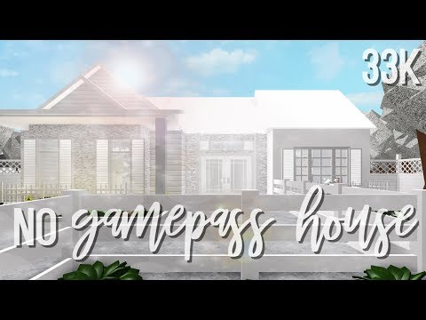 roblox bloxburg modern house no gamepasses