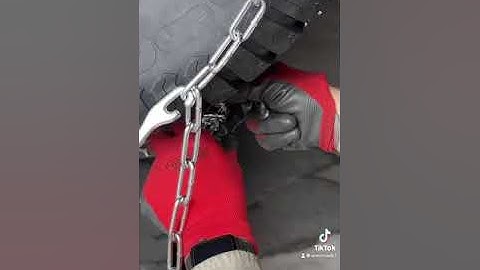 How to fit studded diamond tire chains on an ATV