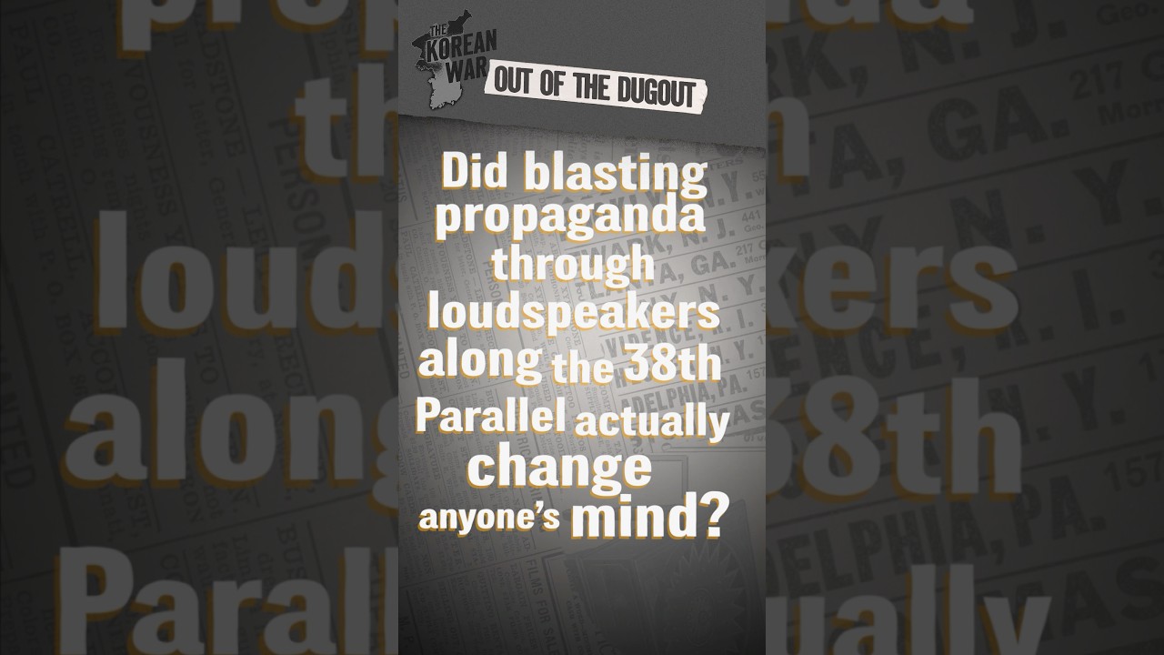 Did Korean War Loudspeaker Propaganda Actually Work? #OOTD #shorts