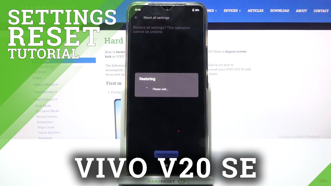 How To Reset System Settings On VIVO V20 SE Restore Default Settings how-to-reset-system-settings-on-vivo-v20-se-restore-default-settings