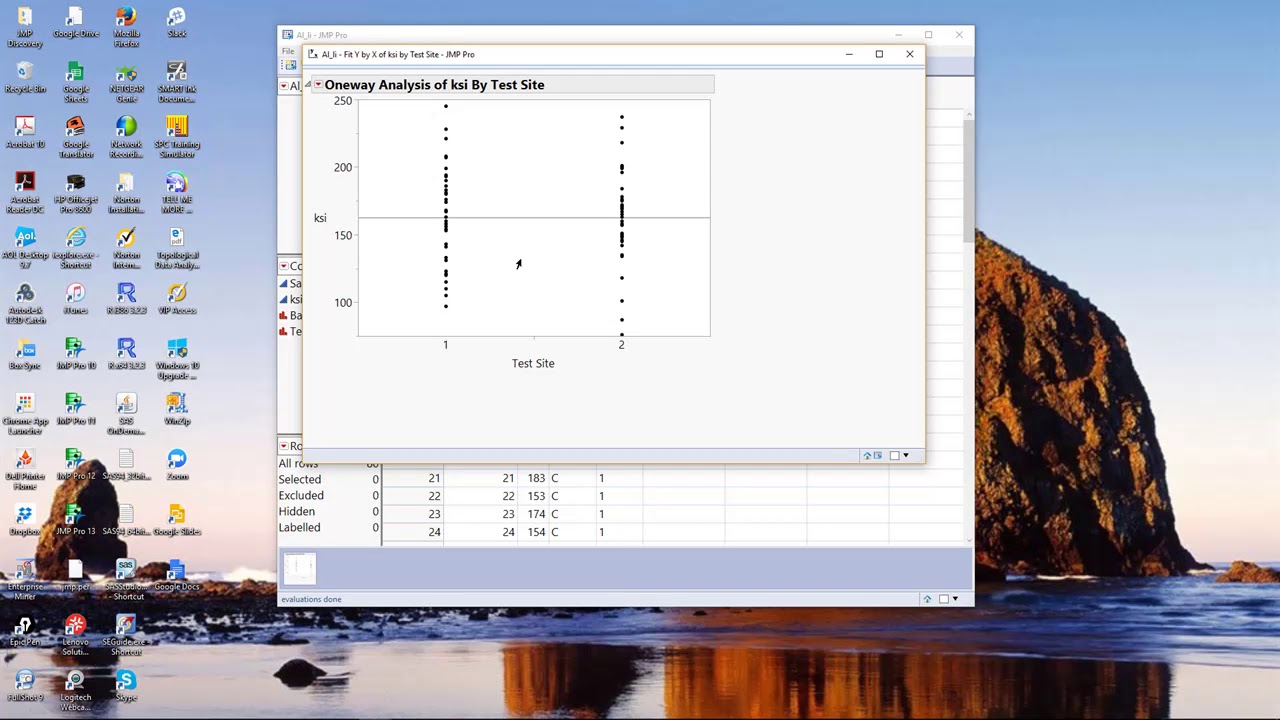 28 Two Sample Tests using JMP - YouTube