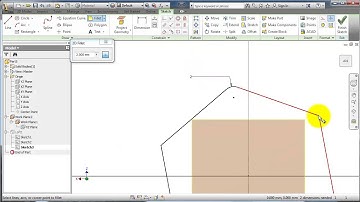 24- AutoDesk Inventor Beginner Tutorial: Loft Conditions Hidding a plane
