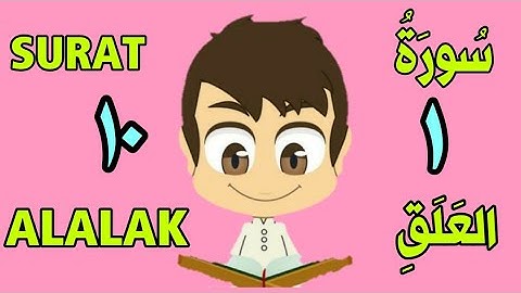سورة العلق من الأية (١) إلى الأية (١٠) - كل أية مكررة ثلاث مرات - الجزء الثلاثون