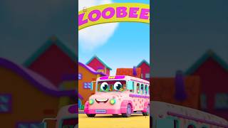 Wheels on the Bus, Fun Ride for Kids #nurseryrhymes #shorts