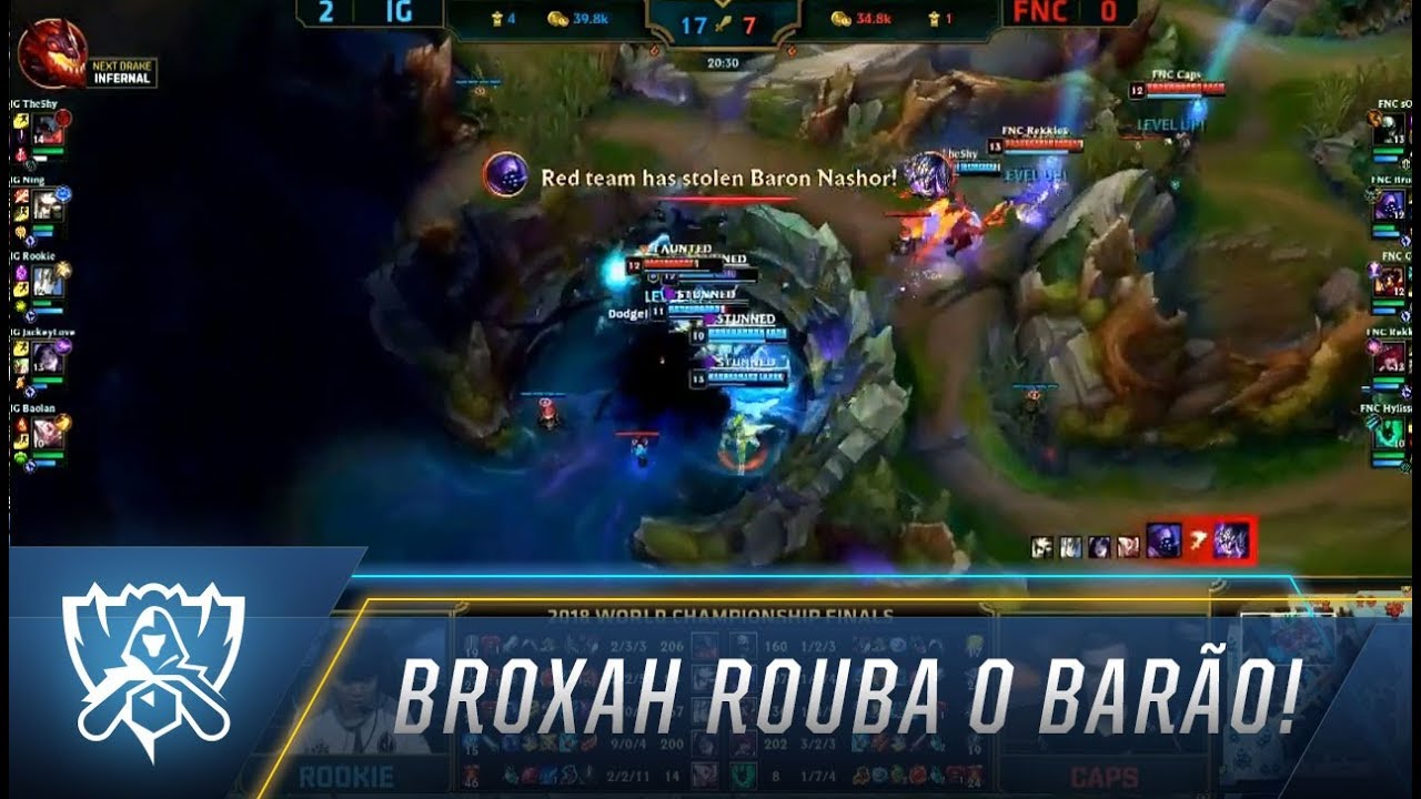 lol esports br assista ao vivo ROUBOOOOU! Broxah rouba o Barão da Invictus!
