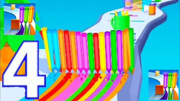 Pencil Rush 3D Gameplay Walkthrough Part 4 Level 35 - 45 by Gismart games