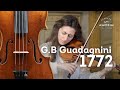 A violin by g b guadagnini turin 1772  masterful performance by sofia manvati  fine violins