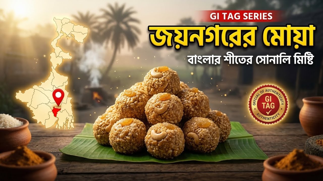 জয়নগরের মোয়ার ইতিহাস | Jaynagarer Moa History | West Bengal GI Tag Food Series Ep 2 