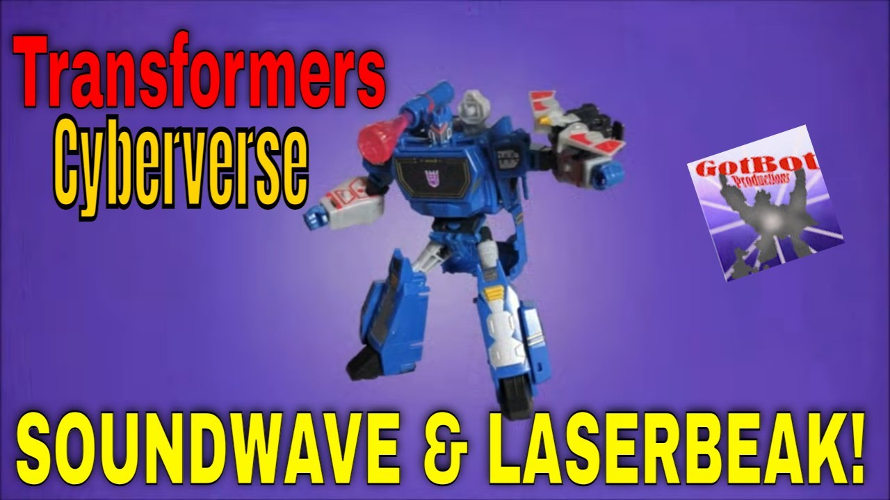Transformers Cyberverse Soundwave with Laserbeak GotBot True Review