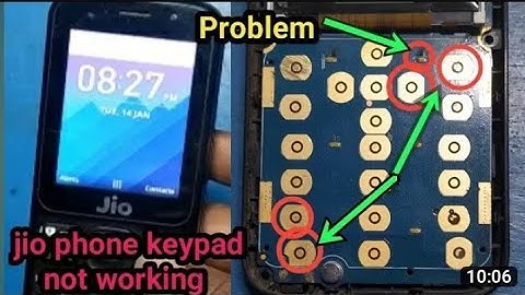 Jio F90m keypad ways||jio phone keypad not working||7* right contect button
