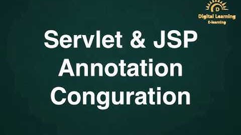 15 Servlet & JSP Annotation Configuration | Online Training Download app from below link