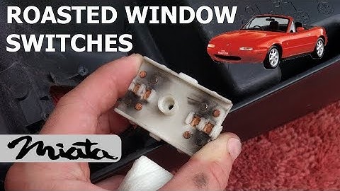 Miata Slow Windows Bad Switch Repair Fix DIY