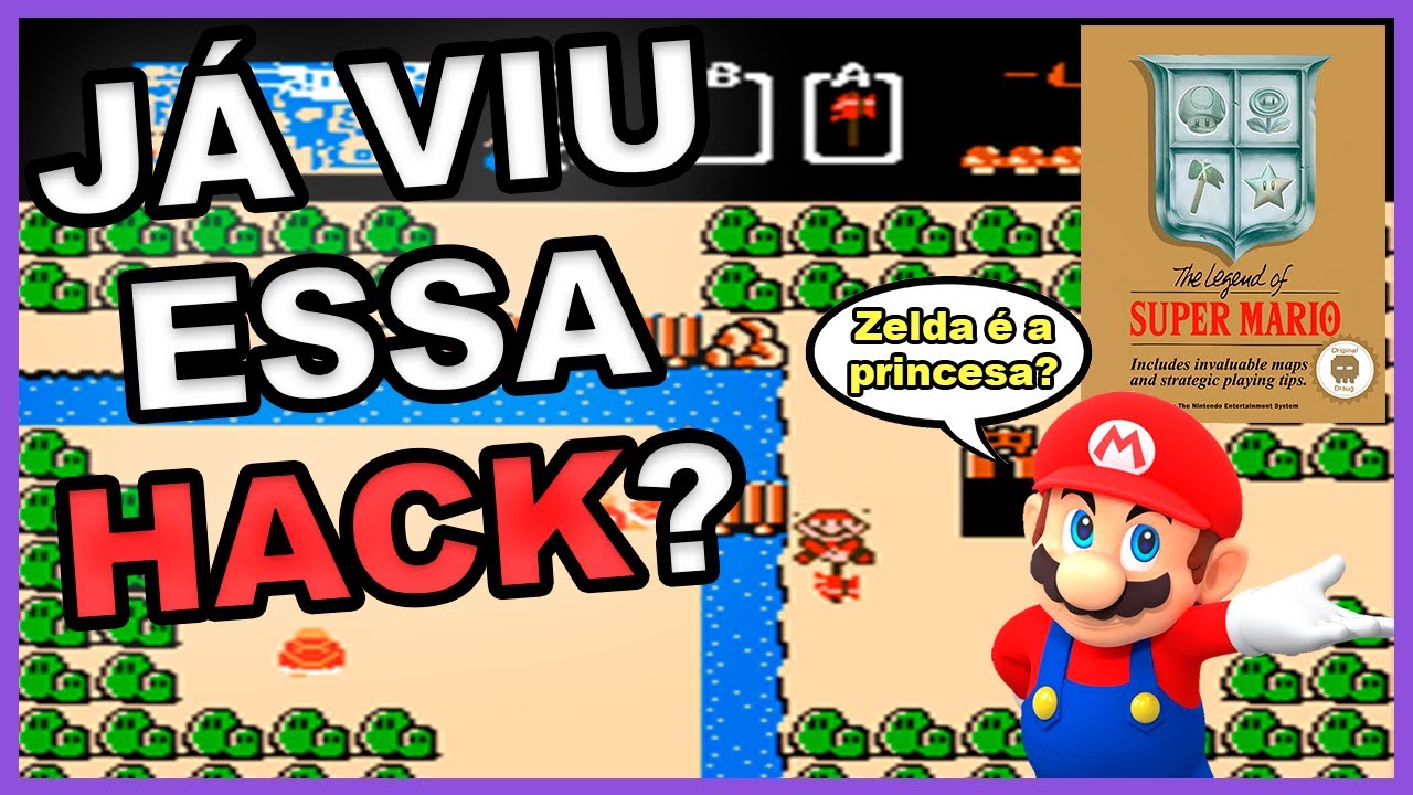 ROM Hack de Zelda do NES transforma Hyrule em uma aventura do Mario