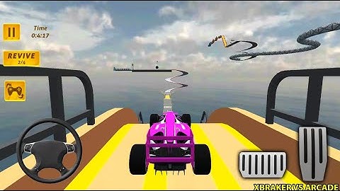 Impossible Pink Formula Ramp Car Stunts: Levels 87, 88, 89 Completed - Android Gameplay Walkthrough