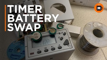 Electronic Plug In Timer Repair. Battery replacement time!