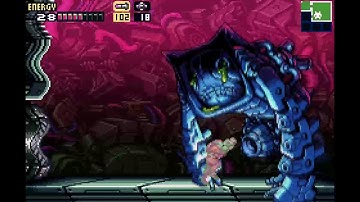 cinematic metroid fusion fight or something (VS Nightmare)