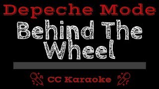 Depeche Mode • Behind The Wheel (CC) [Karaoke Instrumental Lyrics] chords