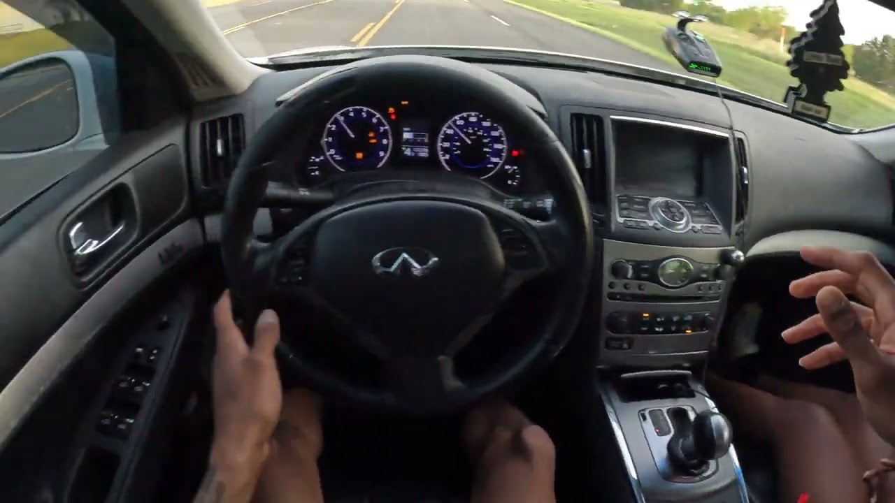 GOPRO POV (SLIDING AND GETTING ACTIVE IN MANUAL MODE) #g37 #g37x #roadto1k #grind