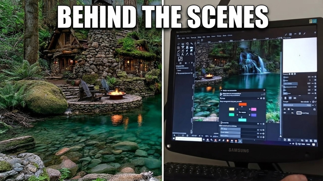 Behind the Scenes at “Tranquill Forest Studio”  Creating Relaxing Nature Videos 🍂🎹