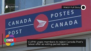 CUPW urges members to reject Canada Post's latest offer as voting period opens