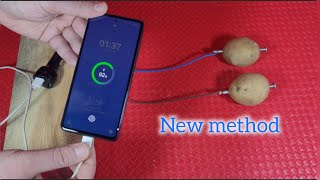 How to Generate Free electricity with Potato(charge your phone) - Amazing Tips