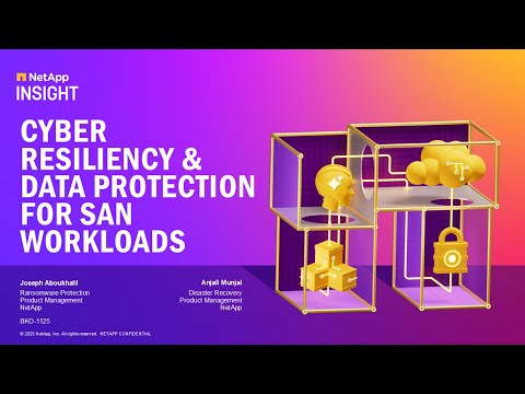 Cyber resiliency and data protection for SAN workloads